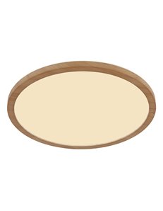 Sapana plafoniera plastica effetto legno LED IP44