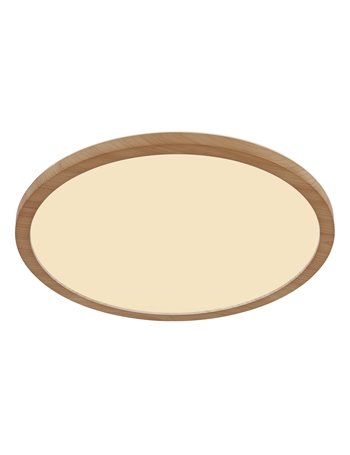 Sapana plafoniera plastica effetto legno LED IP44