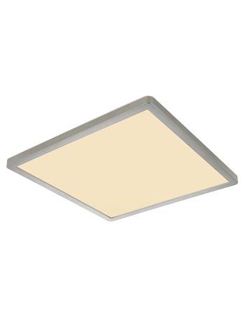 Sapana plafoniera plastica nichel satinato LED IP44