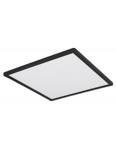 Sapana plafoniera plastica nero LED IP44 2