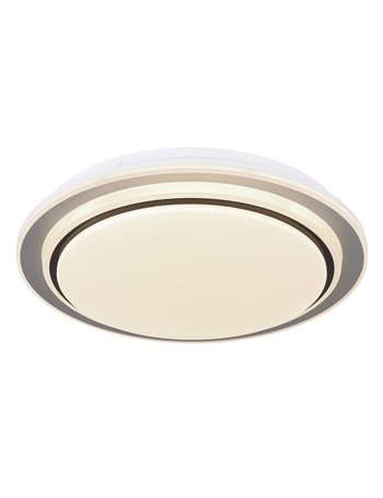Foppa plafoniera metallo bianco satinato LED IP20