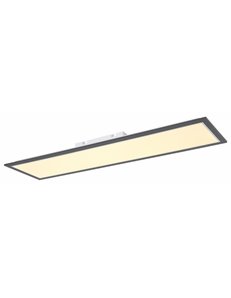 Doha plafoniera alluminio antracite satinato LED IP20