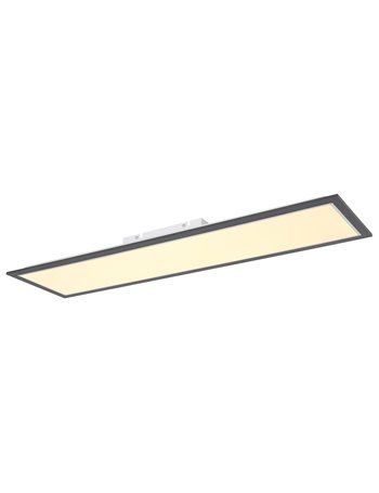 Doha plafoniera alluminio antracite satinato LED IP20