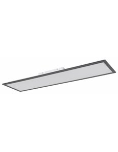 Doha plafoniera alluminio antracite satinato LED IP20 2
