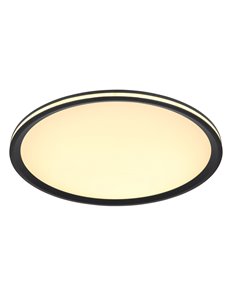 Belissa plafoniera metallo nero satinato LED IP20