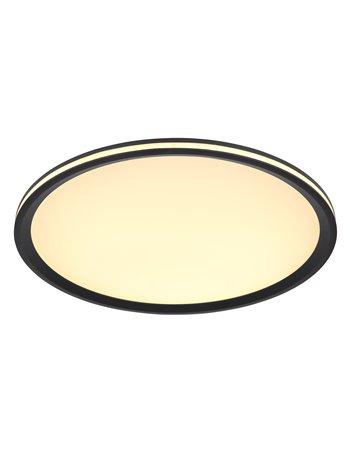 Belissa plafoniera metallo nero satinato LED IP20