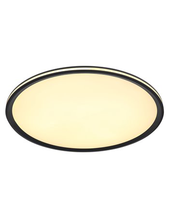 Belissa plafoniera metallo nero satinato LED IP20