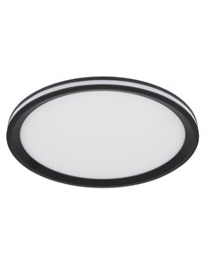 Belissa plafoniera metallo nero satinato LED IP20 2