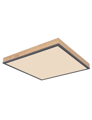 Doro plafoniera alluminio grafite LED IP20