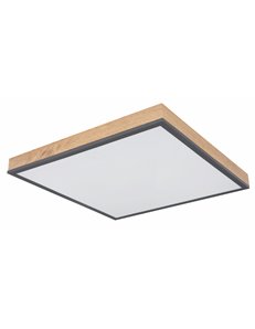 Doro plafoniera alluminio grafite LED IP20 2