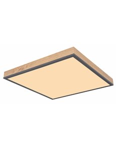 Doro plafoniera alluminio grafite LED IP20