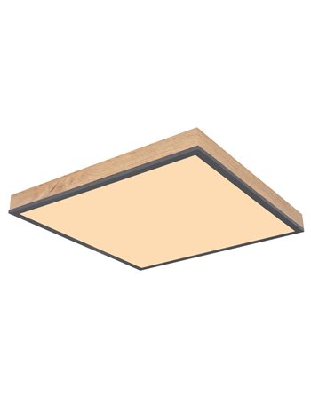 Doro plafoniera alluminio grafite LED IP20