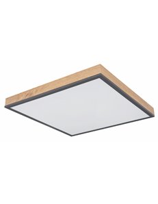 Doro plafoniera alluminio grafite LED IP20 2
