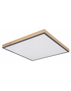 Doro plafoniera alluminio grafite LED IP20 2