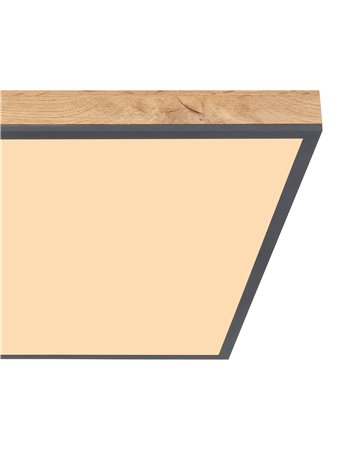 Doro plafoniera alluminio grafite LED IP20 Doro plafoniera alluminio grafite LED IP20