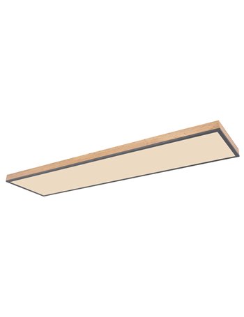 Doro plafoniera alluminio grafite LED IP20