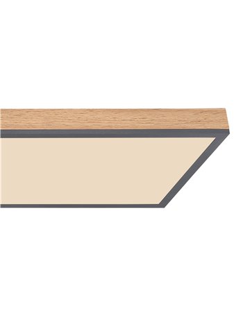 Doro plafoniera alluminio grafite LED IP20 Doro plafoniera alluminio grafite LED IP20