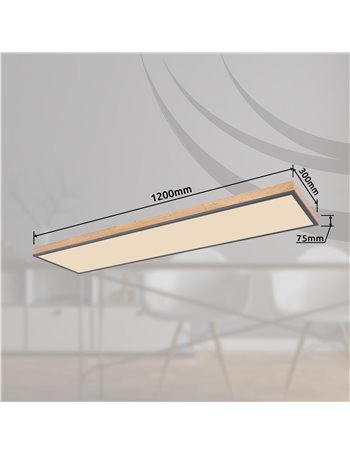 Doro plafoniera alluminio grafite LED IP20 Doro plafoniera alluminio grafite LED IP20