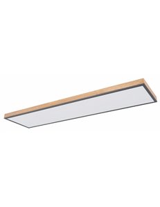 Doro plafoniera alluminio grafite LED IP20 2
