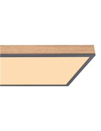 Doro plafoniera alluminio grafite LED IP20 Doro plafoniera alluminio grafite LED IP20