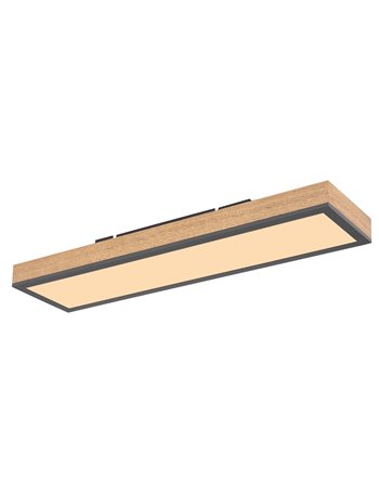 Doro plafoniera alluminio grafite LED IP20