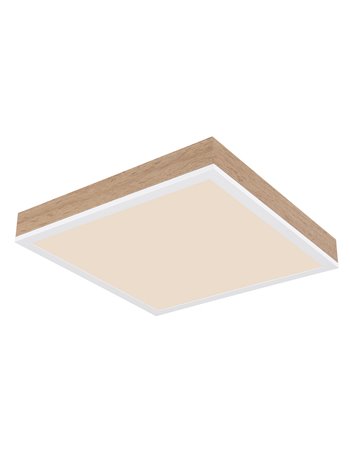 Doro plafoniera alluminio bianco satinato LED IP20