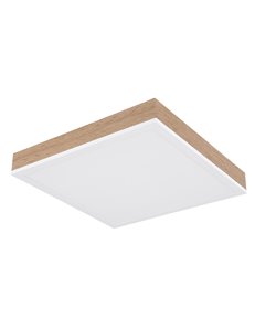 Doro plafoniera alluminio bianco satinato LED IP20 2
