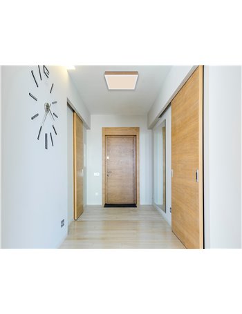 Doro plafoniera alluminio bianco satinato LED IP20 Doro plafoniera alluminio bianco satinato LED IP20