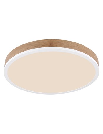 Doro plafoniera metallo bianco satinato LED IP20
