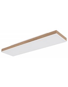 Doro plafoniera alluminio bianco satinato LED IP20 2