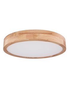 Rainer plafoniera metallo effetto legno LED IP20 2