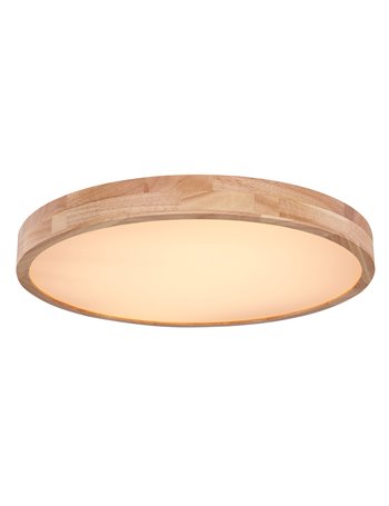 Rainer plafoniera metallo effetto legno LED IP20 Rainer plafoniera metallo effetto legno LED IP20