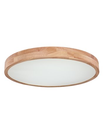 Rainer plafoniera metallo effetto legno LED IP20 Rainer plafoniera metallo effetto legno LED IP20