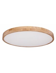 Rainer plafoniera metallo effetto legno LED IP20 2