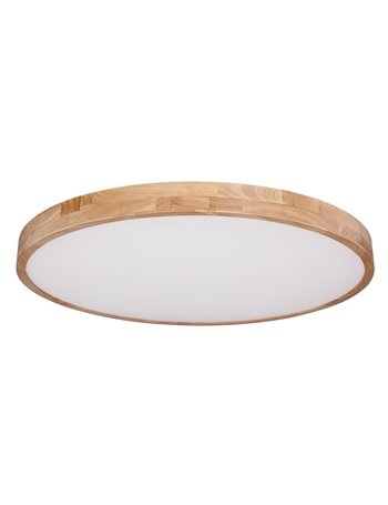 Rainer plafoniera metallo effetto legno LED IP20 Rainer plafoniera metallo effetto legno LED IP20