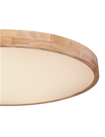 Rainer plafoniera metallo effetto legno LED IP20 Rainer plafoniera metallo effetto legno LED IP20