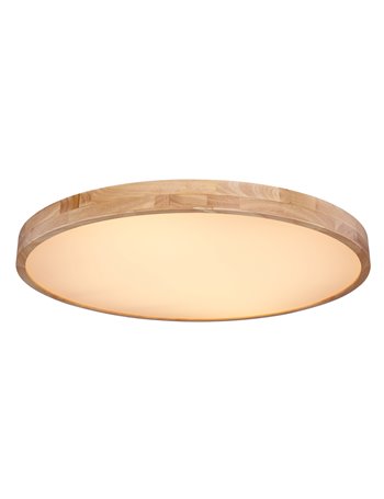 Rainer plafoniera metallo effetto legno LED IP20 Rainer plafoniera metallo effetto legno LED IP20