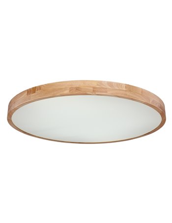 Rainer plafoniera metallo effetto legno LED IP20 Rainer plafoniera metallo effetto legno LED IP20