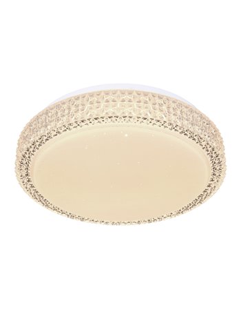 Ovi plafoniera metallo bianco LED IP20