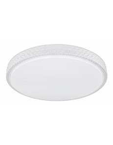 Ovi plafoniera metallo bianco LED IP20 2