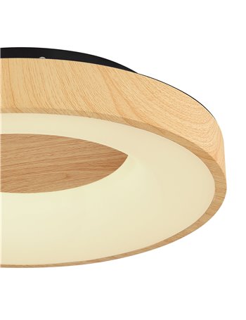 Jolli plafoniera metallo nero LED IP20