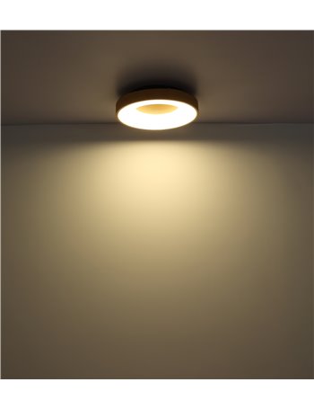 Jolli plafoniera metallo nero LED IP20