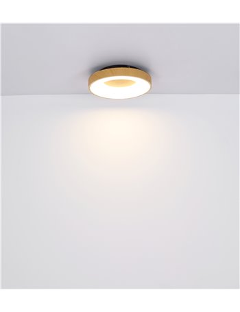 Jolli plafoniera metallo nero LED IP20