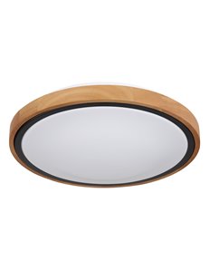 Bruno plafoniera metallo nero satinato LED IP20 2