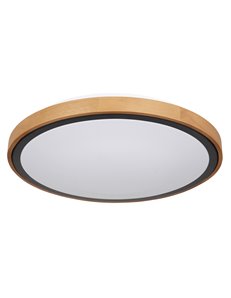 Bruno plafoniera metallo nero satinato LED IP20 2