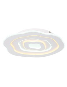 Jacks plafoniera metallo bianco satinato LED IP20