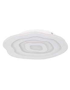 Jacks plafoniera metallo bianco satinato LED IP20 2