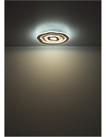 Jacks plafoniera metallo bianco satinato LED IP20 Jacks plafoniera metallo bianco satinato LED IP20