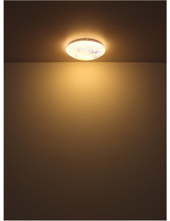 Patricia plafoniera metallo bianco LED IP20