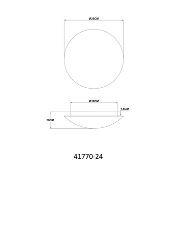 Patricia plafoniera metallo bianco LED IP20